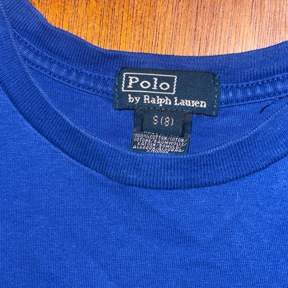 Ralph Lauren Royal Blue Crew Neck Tee - Picture 2 of 3